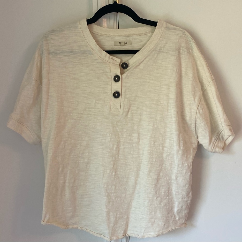 Madewell button top